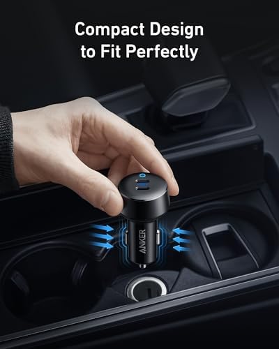 Anker 40W 2-Port PowerIQ 3.0 USB C Fast Charging Car Charger - Image 5