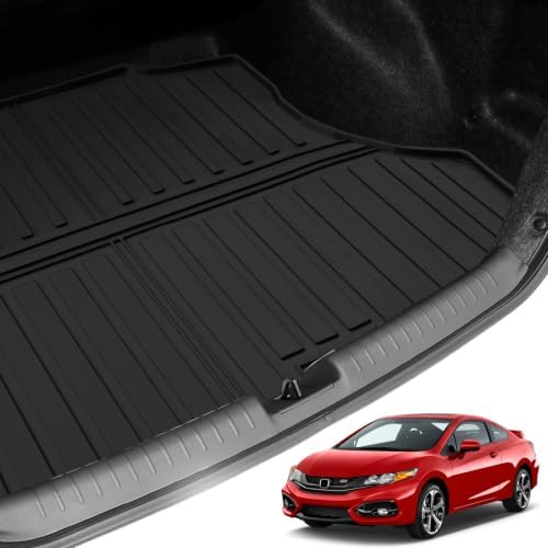 Custom for 2012-2015 Honda Civic Sedan Cargo Mats Trunk Liner All Weather TPE Protection Mat Accessories (for 2012-2015 Honda Civic) - Image 3