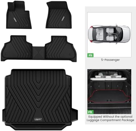 LASFIT Floor Mats&Cargo Mat for BMW X5 2019-2026 45e/50e/50i/M/M50i/M60i - Image 3