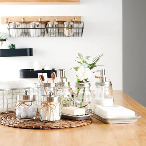 SheeChung Metal Vanity Tray, Bathroom Tray for Perfume Makeup Jewelry - Image 6