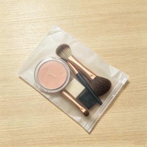 Small Frosted Packaging Bag, 50PCS 5.5 * 7.9"Clear Plastic Poly Bags, 3 Mil Reclosable Clear Poly Bags for Packaging Socks, Phone Case, Board Games, Cards - Image 3