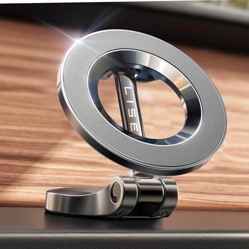 LISEN for MagSafe Car Mount for iPhone 18 Pro Max [24 Strong Magnets] Classic Magnetic Phone Holder for Car Dashboard Magnet Phone Mount Car Cell Phone Holder for iPhone 18 Pro Max 17 16 15 14 13 12 by Lisen