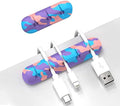 INCHOR Cable Organizer, Cord Organizer Cable Management, Cable Clips USB Cable Holder Wire Organizer Cord Clips,(5, 3 Slots Colourful) by INCHOR