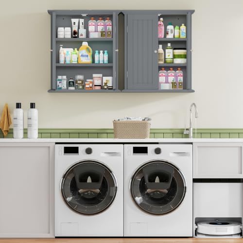ChooChoo Bathroom Wall Cabinet with 2 Doors, Over The Toilet - Image 5