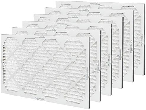 Amazon Basics 16x25x1 Air Filter 6-Pack, MERV 11 AC Furnace Filters, Removes Dust, Pet, Allergen Control , Electrostatic, Removes Lint and Pollen (Actual Size: 15.75" x 24.75" x 0.75") - Image 3