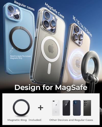 MRGLAS 2026 Upgraded for MagSafe Vacuum Car Phone Mount, 360° Adjustable - Image 6