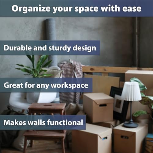 14" x 36" Wire Black Epoxy Wall Mount Shelf, Commercial Fixed Wall Mount Rack, NSF, Metal Floating Shelving for Kitchen, Stock Rooms, Home and Hotel - Image 5