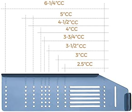 Ravinte Cabinet Handle Template Tool Drawer Knob Pull Drill Mounting for Hardware Guide 2 Pack - Image 5