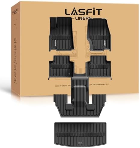 LASFIT Floor Mats for Jeep Grand Cherokee L 2021-2025 2026 6 Passengers by LASFIT