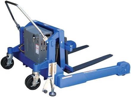 Vestil TMS-60-DC DC Power Tilt Master Straddle, Overall W x L x H (in.) 57-1/4 x 72-13/16 x 29-1/4, Operator Reach (in.) 13-3/8, Fork Length (in.) 35-1/2, Folding Handle Length (in.) 20, 4" Fork Width, 6000 lbs Capacity - Image 2
