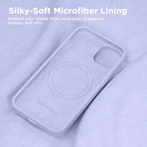 GolbinBox Magnetic for iPhone 15 Case, Silicone Cover, Lilac - Image 6