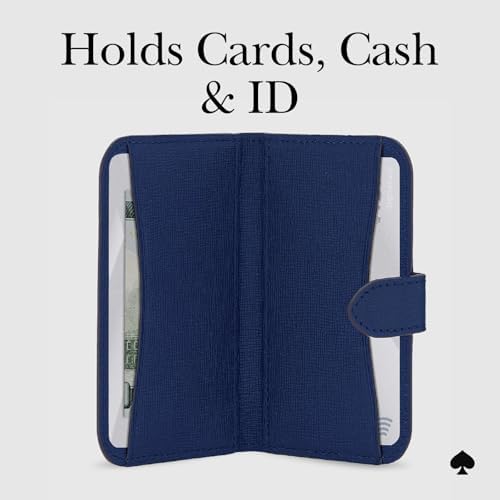 kate spade new york Morgan Magnetic Card Holder/Wallet - Navy - Image 4