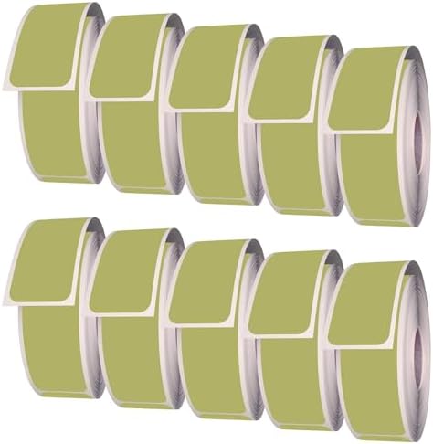 Royal Green Rectangle Labels, 3x1 Inches, Sticker Roll - 5000 Pack by RoyalGreen