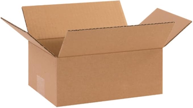 Secure Seal - 50 Pack of 10x7x4” Corrugated Cardboard Packing Shipping Mailing by Secure+Seal