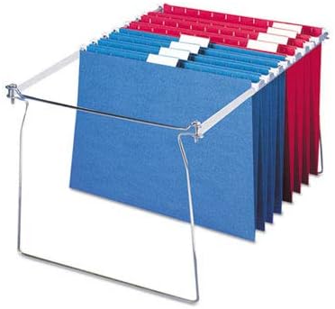 Smead Frames, Hanging File, Heavy Duty Steel Letter Size, Adjustable 23"-27" Rails, 2-Pack Gray, Converts Drawers to Hanging Folder Storage, for Office Home Classroom Organization - Image 4