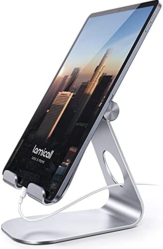Lamicall iPad Stand Adjustable Tablet Holder, Sturdy Aluminum, Multi-Angle by Lamicall