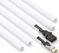 ZhiYo 85in Cord Hider for One Wire, White Cord Covers for Wires on Wall by ZhiYo
