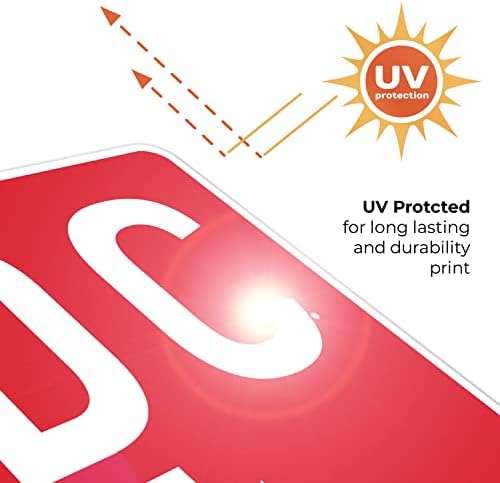 FDC Down Arrow Sign, Red Background, - Image 7