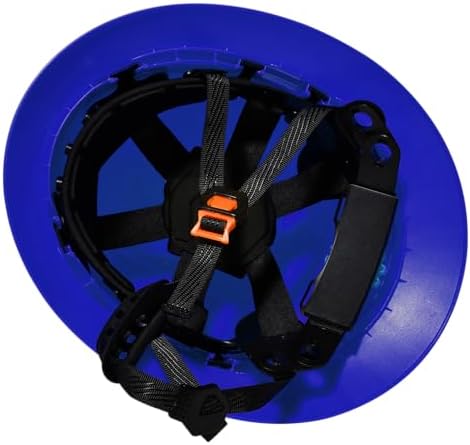 Safety Hard Hat Customize Logo Protective Head Outdoor Work Hat (Style 1-Blue) - Image 5