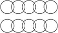 uxcell Nitrile Rubber O-Rings 67.3mm OD 62mm ID 2.65mm Width, Metric Nitrile Rubber Sealing Gasket, Pack of 10 by uxcell