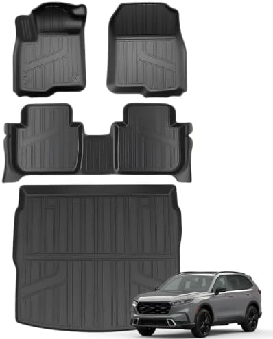 All-Weather Floor Mats & Cargo Liner for Honda CR-V 2023-2026 by AbvesiAutomotiveParts