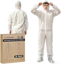 TICONN Hazmat Suit Disposable Coveralls, Full Body Lab Overall Paint Suit by TICONN