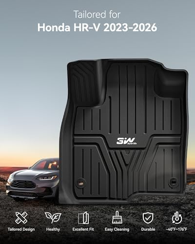3W Floor Mats Fit for Honda HR-V 2023-2025 2026 & Acura ADX 2025 2026 - Image 2