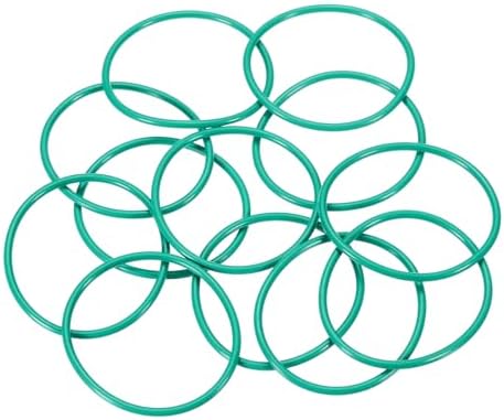 12pcs Fluorine Rubber O-Rings 50mm OD 45mm ID 2.5mm Width by Unknown