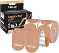CKeep Kinesiology Tape precut Strips, 40 Count Elastic k Tape, Beige by Createabetterworldwiththegreateststrength