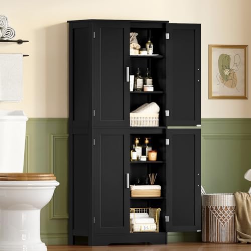 TEENFON Storage Cabinet with Doors & Adjustable Shelf - Image 2