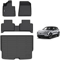 AIPOIL® Custom Fit TPE Floor Mats & Cargo Liners for 2025-2026 Volvo EX30, All-Weather Waterproof Stain-Resistant Durable Raised Edge Black Full Car Accessories by AIPOIL