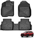 Powerty Floor Mats for Honda CR-V 2023 2024 2025 2026 (Include Hybrid) All Weather 3D TPE Anti-Slip Car Liners for 1st & 2nd Row Accessories by Powerty
