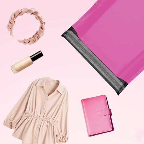 Pink Poly Mailers 19x24, 100 Pack with Strong Self-Adhesive, Ideal for Shipping Clothes, Shoes, Books, Toys, and Small Electronics - Image 6