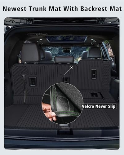 Floor Mats & Cargo Mat with Backrest Mat for Chevy Traverse 2024-2026 - Image 5
