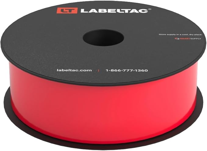 LabelTac LT4/LT4P/LTPX Label Supply 1.5" x 150' Red by LabelTac
