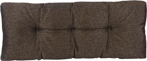 Klear Vu The Gripper Non-Slip Tufted Bench Cushion for Indoor Furniture, Assembled in USA, Entryway Storage, Bay Window, Corner Nook or Piano Seat, 27 Inches, Solid Chestnut by KlearVUHomeTextiles