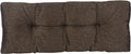 Klear Vu The Gripper Non-Slip Tufted Bench Cushion for Indoor Furniture, Assembled in USA, Entryway Storage, Bay Window, Corner Nook or Piano Seat, 27 Inches, Solid Chestnut by KlearVUHomeTextiles