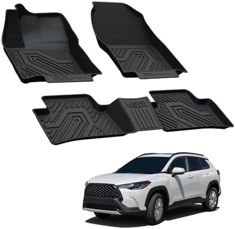 LASFIT Floor Mats for Toyota Corolla Cross Hybrid AWD 2022-2026 by LASFIT