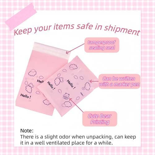 FERENLI 50 Pcs Poly Mailers Self-Seal Shipping Envelopes Packaging Bags - Image 5