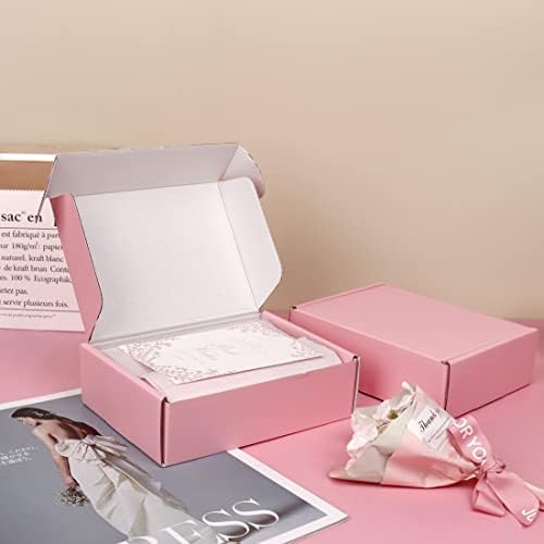 7x5x2 In Pink Shipping Boxes for Small Business, 30 Pack Corrugated Cardboard Box, Small Mailing Boxes for Shipping Packaging - Image 5