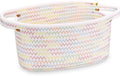 ABenkle Small Storage Basket - Mini Cotton Rope Woven Shelf Basket, Cute Tiny Boho Decorative Toy Storage Bin Gift by ABenkle