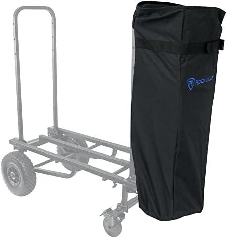 Rockville Rock CART Off-Road DJ Equipment Roller Cart with CART-Stand-Bag - Image 3