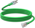 EP 10 Ft 12/3 SJTW Lighted Outdoor Extension Cord,Green by ENERGYPRO