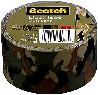 Scotch Duct Tape, Camo, 1.88 in x 10 yd, 1 Roll (910-CMO-C) - Image 3