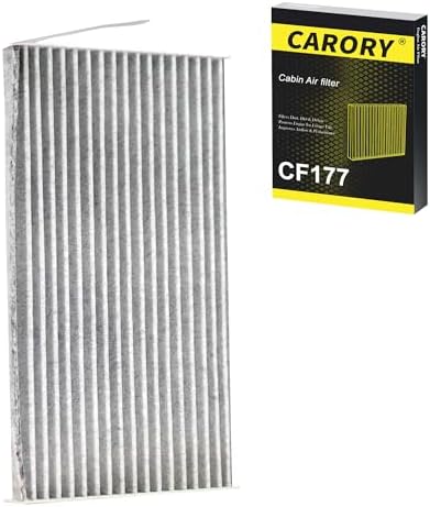 CARORY Cabin Air Filter w/Activated Carbon for 2009-2014 Nissan Cube, 2011-2017 Juke, 2011-2025 LEAF, 2013-2019 Sentra, 27277-3DF0A, 27891-1FC0A, 27891-1FD0A, 27891-3DF0A, CF177 by Carory