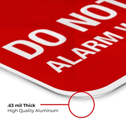 Do Not Prop Door Alarm Will Sound 60 Seconds After Opening Sign, - Image 6