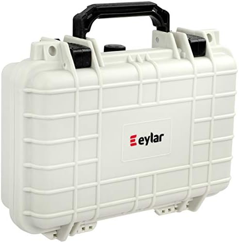 Eylar Protective Gear and Camera Hard Case Waterproof Dry Box with Foam 11.6 Inch 8.3 Inch 3.8 Inch (White) - Image 3