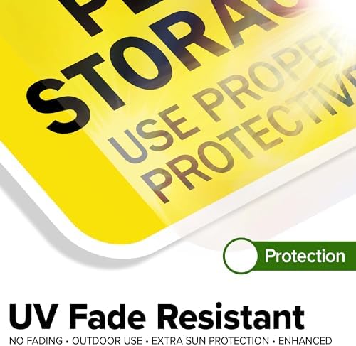 Caution Pesticide Storage Area Use Proper Personal Protective Equipment Sign, 12x18 Inches, Rust Free .063 Aluminum, Fade Resistant, Made in USA by My Sign Center - Image 4