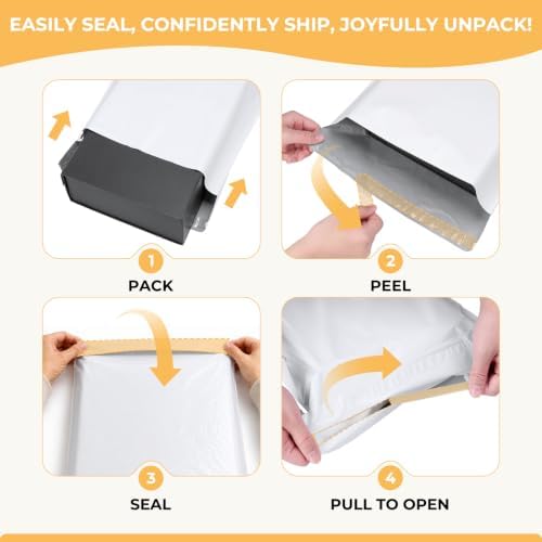 Metronic Poly Mailers 12x15.5 100PC Shipping Bags Envelopes for Clothes - Image 3