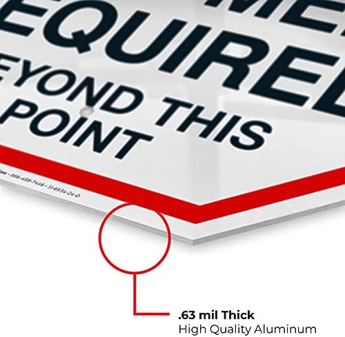 Personal Protective Equipment Required Sign, - Image 6